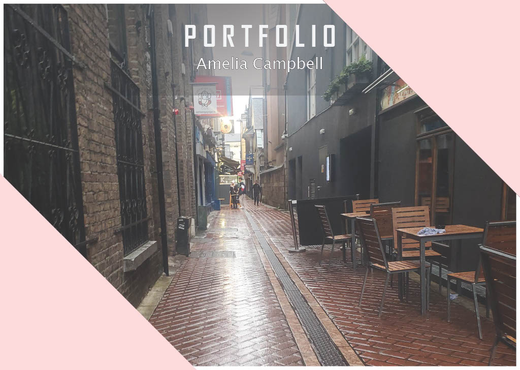 Portfolio of projects from my First Year at University College Cork
