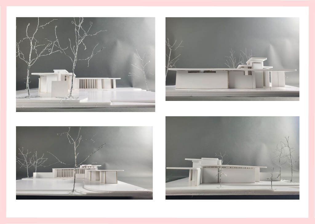 Images from South, North, West, and East.